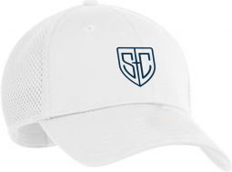 Stretch Mesh Cap, White